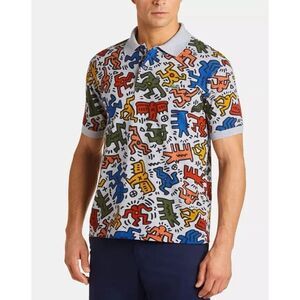 Lacoste x KEITH HARING Men's Rare Special Edition Polo Shirt Size L ( M )